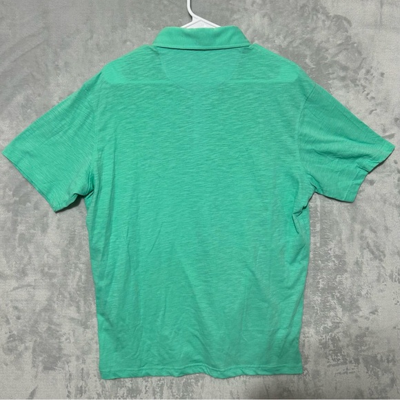 TAILORBYRD MEN'S XL SEAFOAM GREEN PRINT PERFORMANCE SOFT GOLF POLO SHIRT - Picture 3 of 7